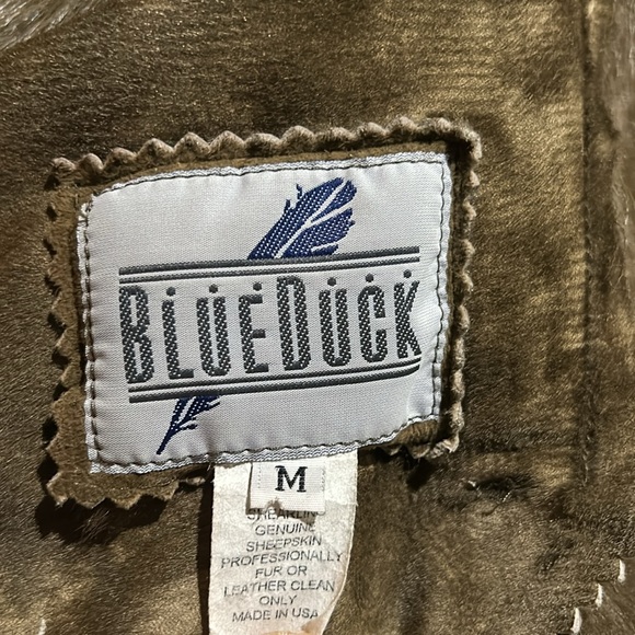 Blue Duck Shearling/suede fur coat - Picture 4 of 13